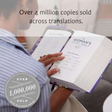 KJV, The Woman's Study Bible, Hardcover, Red Letter, Full-Color Edition, Comfort Print: Receiving Go...