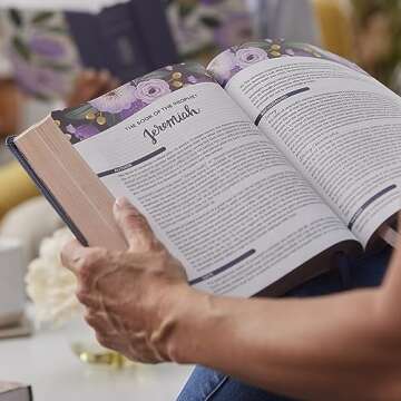 KJV, The Woman's Study Bible, Hardcover, Red Letter, Full-Color Edition, Comfort Print: Receiving God's Truth for Balance, Hope, and Transformation