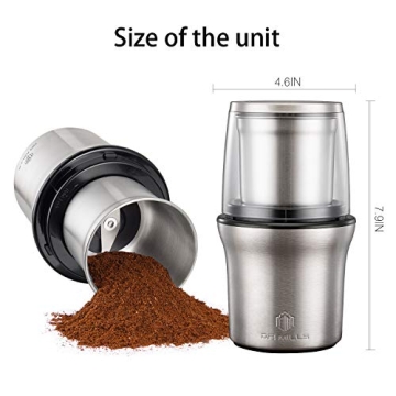 DR MILLS DM-7412M Electric Coffee Spice Grinder 200W