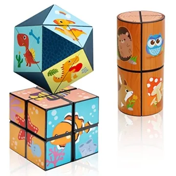 3 Themes Magic Cube Yoshimoto Cube Set for Kids and Adults, Toys for Boys and Girls Ages 8-12