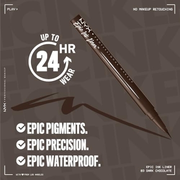 NYX Epic Ink Liner – Vegan Waterproof Liquid Eyeliner
