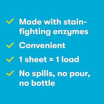 ECOS Laundry Detergent Sheets Vegan, No Plastic Jug, No Mess & Liquid Free - Laundry Sheets in Washer - Hypoallergenic, Plant Powered Laundry Detergent Sheets - Free & Clear 57 Count(Pack of 2)