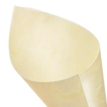 Mezchi Ice Cream Cone Holder Stand with 100pcs Wooden Cones, 35 Holes Ice Cream Stand, Charcuterie Cones for French Fry Holder, Waffle Cones, Food Display, Catering Supplies, 12"x16"