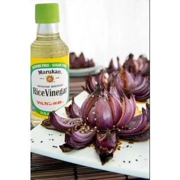 Marukan Seasoned Gourmet Rice Vinegar, 12 Ounce Glass Bottle (Pack of 1)