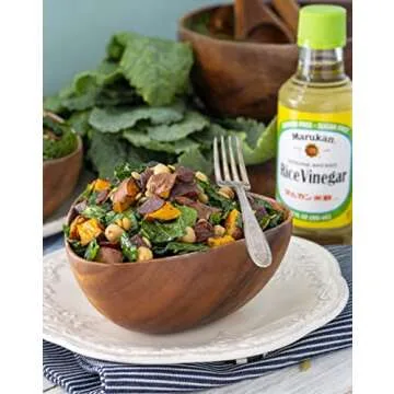 Marukan Seasoned Gourmet Rice Vinegar, 12 Ounce Glass Bottle (Pack of 1)