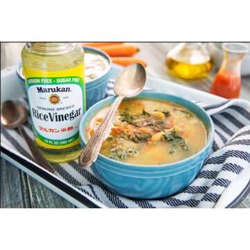 Marukan Seasoned Gourmet Rice Vinegar, 12 Ounce Glass Bottle (Pack of 1)