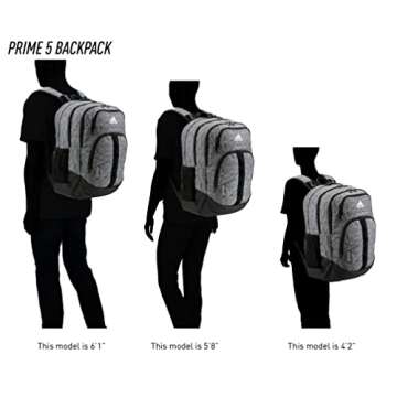 adidas Prime Backpack, Jersey Onix Grey/Black/White, One Size