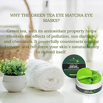 Revitalize Tired Eyes with Suprance Green Tea Matcha Mask