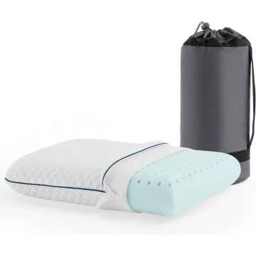 WEEKENDER Memory Foam Camping Pillow for Travel Comfort