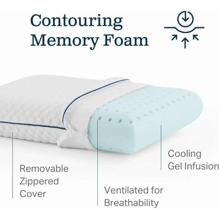 WEEKENDER Memory Foam Camping Pillow for Travel Comfort