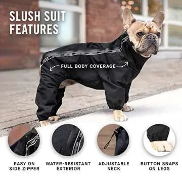 Canada Pooch Dog Slush Suit for Rain and Snow