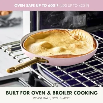 GreenPan Reserve 10 Piece Cookware Set, Nonstick, Blush Pink