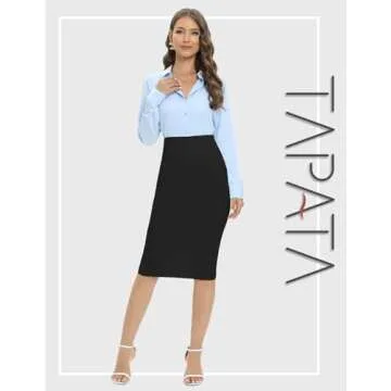 Stylish Tapata Women's Pencil Skirt for Work and Casual Wear
