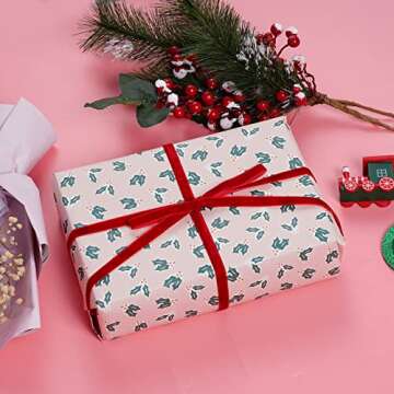 Miayon Velvet Ribbon Single Face Satin Ribbon Vintage Soft Velvet Ribbon for Christmas Wedding Valentine's Day Birthday Wrapping DIY Crafts Wreath Bows Choker Decoration(0.4 Inch x 22 Yard)