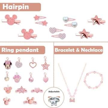 Advent Calendar 2024 for Girls with 25 Unique Gifts Jewelry, Charm Bracelet, Necklace, Earrings, Hair Accessories, Christmas Countdown Calendars for Daughter, Niece, Granddaughter