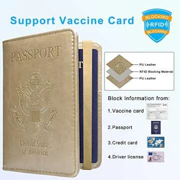 Stylish ACdream RFID Blocking Passport Holder for Travelers