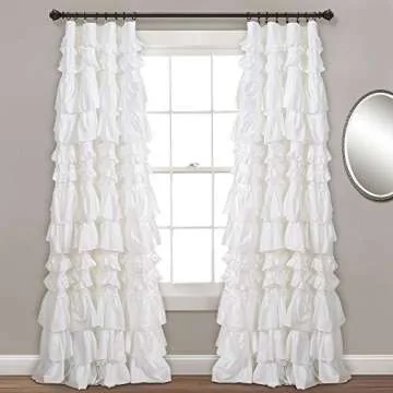 Lush Decor Kemmy Curtain - Elegant Window Panel for Home
