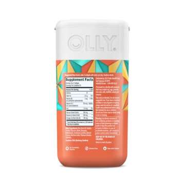 OLLY Ultra Strength Brain Softgels, Nootropic, Supports Healthy Brain Function, Memory, Focus and Concentration, Omega-3s, Vitamins B6 and B12, 30 Day Supply - 60 Count