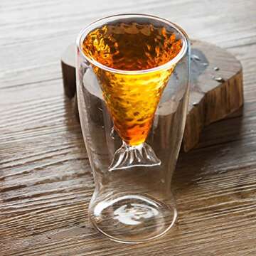 Mermaid Gifts, 2 Pack 3.4oz Mermaid Tail Cup Mug for Women Girls, Creative Shot Glasses Drinking Tumbler for Cocktail Whiskey, Little Mermaid Adult Gift for Mother's Day Birthday Bridal Shower Wedding