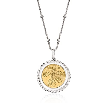 Italian 20-Lira Coin Pendant Necklace - Ross-Simons