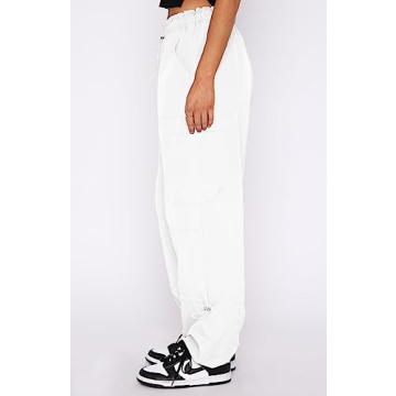 DISCIPBUSH Women's Baggy Cargo Pants - Stylish & Comfy Essentials