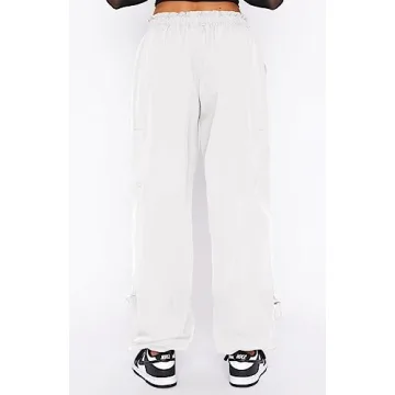 DISCIPBUSH Women's Baggy Cargo Pants - Stylish & Comfy Essentials