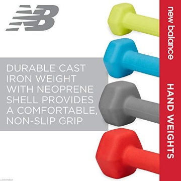 New Balance Dumbbells - Neoprene Hand Weights for Workouts