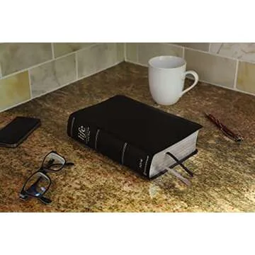 NIV, Life Application Study Bible, Third Edition, Personal Size, Bonded Leather, Black, Red Letter