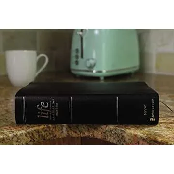 NIV, Life Application Study Bible, Third Edition, Personal Size, Bonded Leather, Black, Red Letter