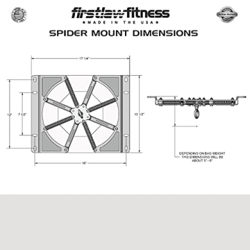 Firstlaw Fitness Spider Mount 140 Heavy Bag Hanger