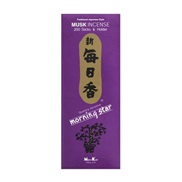 Morning Star Musk Incense - 200 Sticks for Zen Moments