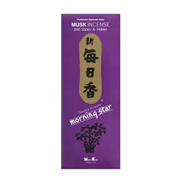 Morning Star Musk Incense - 200 Sticks for Zen Moments
