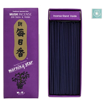Morning Star Musk Incense - 200 Sticks for Zen Moments