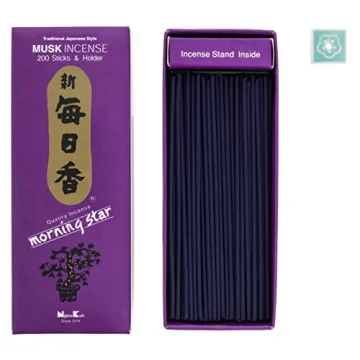 Morning Star Musk Incense - 200 Sticks for Zen Moments
