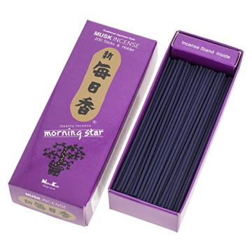 Morning Star Musk Incense - 200 Sticks for Zen Moments