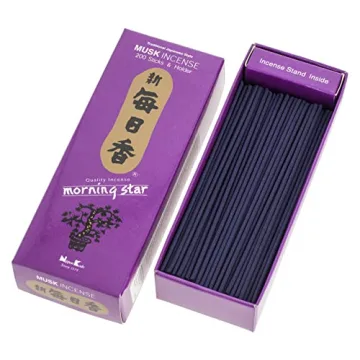 Morning Star Musk Incense - 200 Sticks for Zen Moments