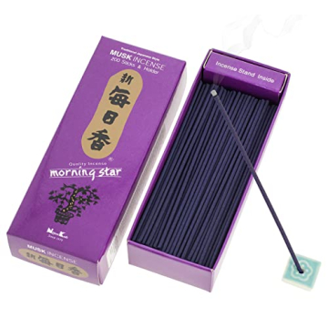 Morning Star Musk Incense - 200 Sticks for Zen Moments