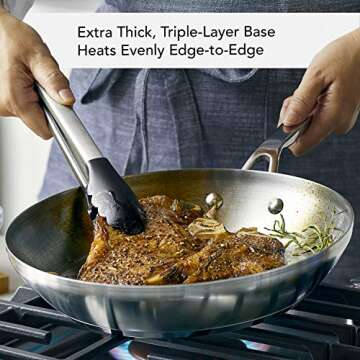 KitchenAid Stainless Steel Cookware Set, 10 Piece