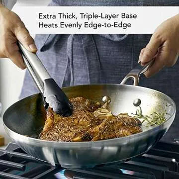 KitchenAid Stainless Steel Cookware Set, 10 Piece