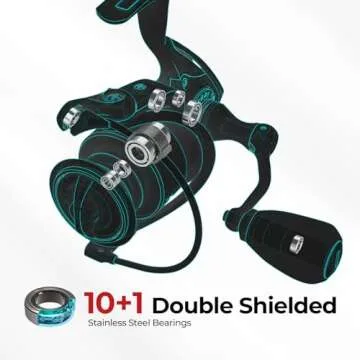 Piscifun Viper X Spinning Reel 33 LB Max Drag Ultralight