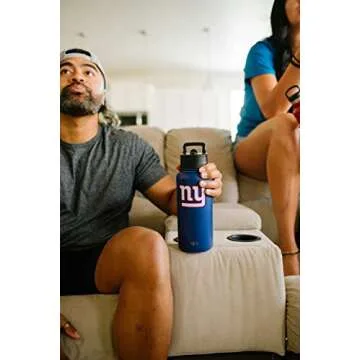 Simple Modern Officially Licensed NFL San Francisco 49ers Water Bottle with Straw Lid | Vacuum Insulated Stainless Steel 32oz Thermos | Summit Collection | San Francisco 49ers