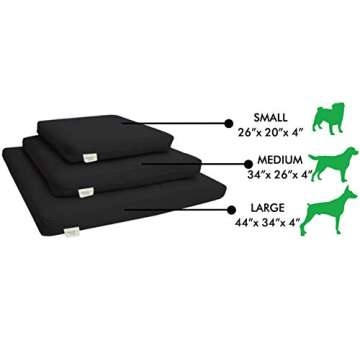 NATUROPET Organic Dog and Cat Bed - Eco-Friendly Comfort