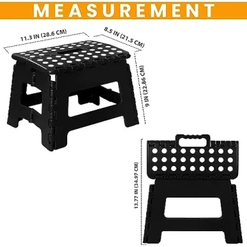 Utopia Home Folding Step Stool - Sturdy & Portable