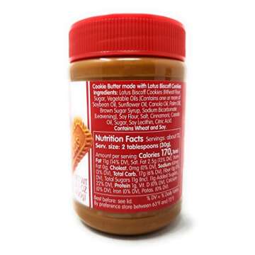 2 Pack Creamy Biscoff Cookie Butter - Perfectly Delightful Spread!
