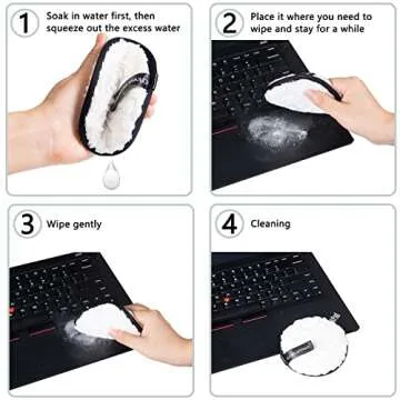 Yimingbuty Reusable Soft Makeup Remover Pads for All Skin - 4 pack Microfiber Face Rounds Wipes Heavy Mascara Eye Shadow Facial Cleansing Puffs Foundation, Washable Removal Cloth, Chemical Free