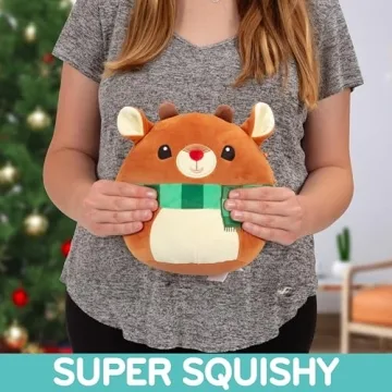 Buy the 8-Inch Rudolph Squishmallow for Christmas Fun