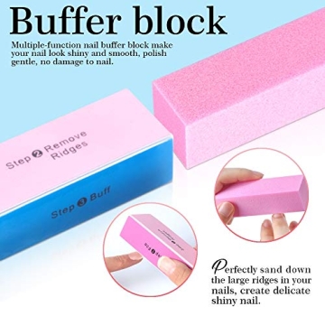 Top Quality Nail File Set with Buffer & Cuticle Tools