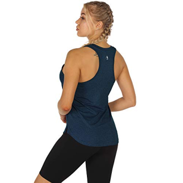 icyzone Women's Racerback Workout Tank Tops in 3 Colors Pack