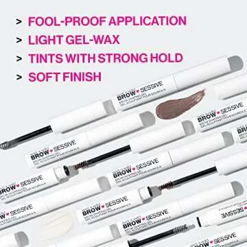 wet n wild Brow-Sessive Eyebrow Shaping Makeup Gel Brown