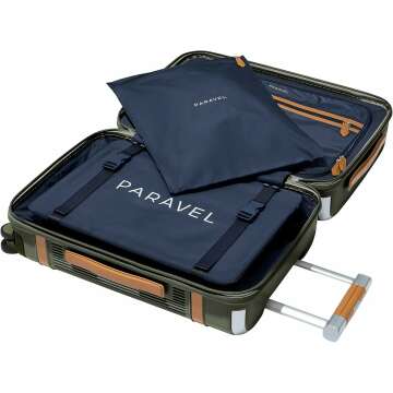 Eco-Friendly Paravel Luggage | Safari Green Color